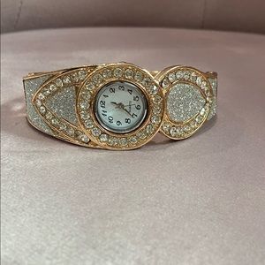 Rose gold watch